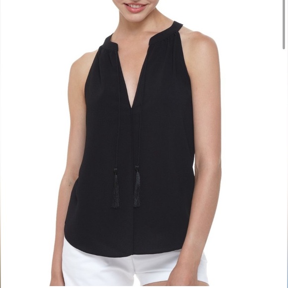 Copper‎ & Ella Layla Tassel Tie Black Top Small - Picture 4 of 9